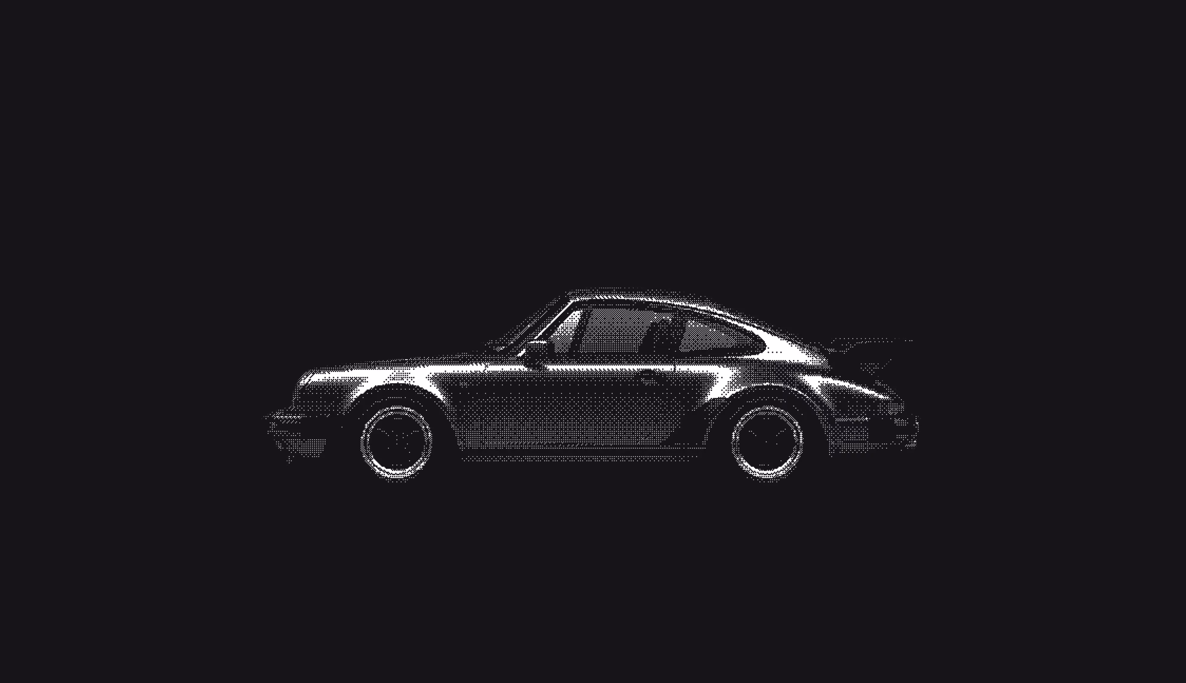 dither effect of porche 911