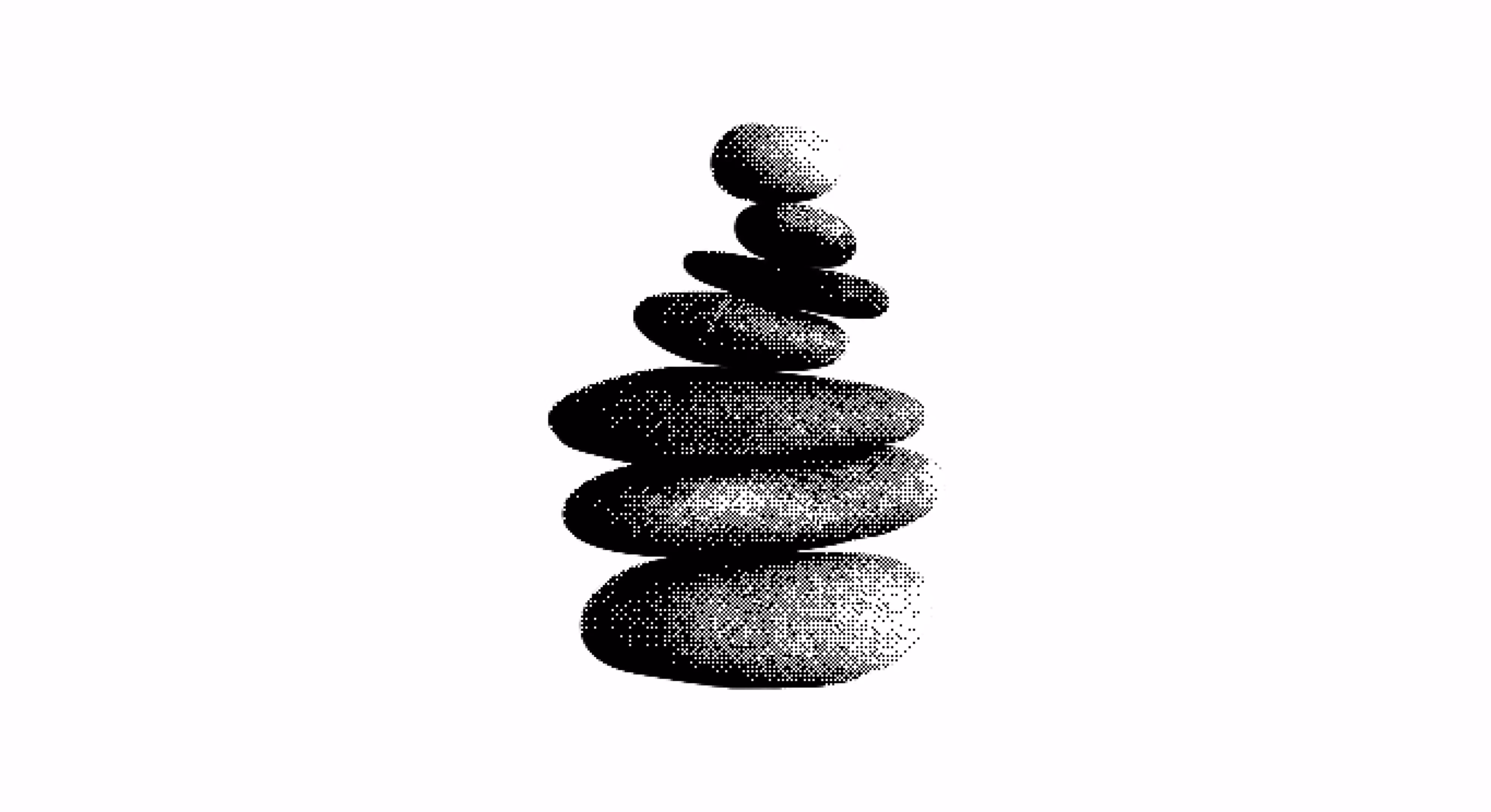 stone dither image white